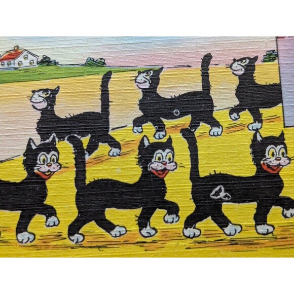 Postcard Life Is One Darned Thing After Another Cats Comic Art Print Vintage 618 - Picture 3 of 7